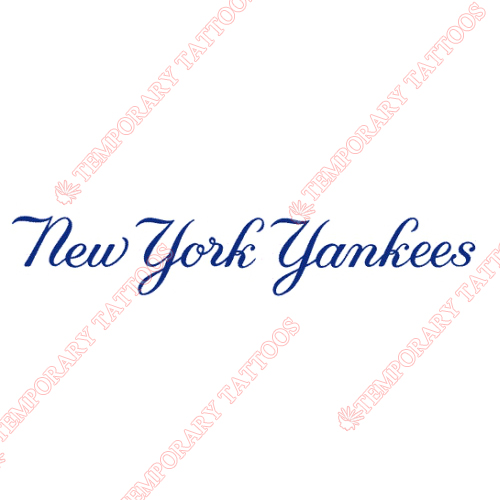 New York Yankees Customize Temporary Tattoos Stickers NO.1776